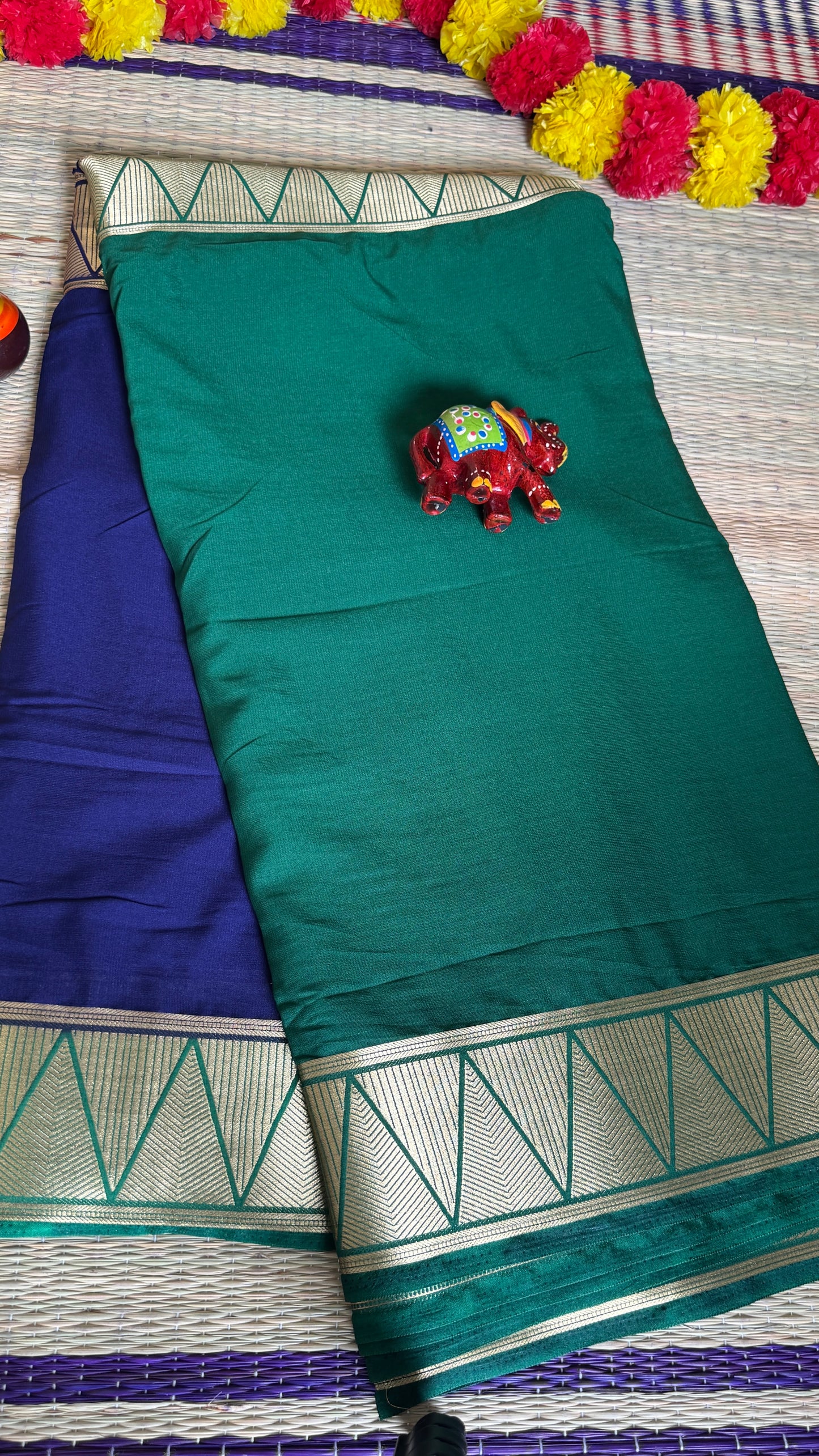 2D Half and Half - Green and Blue