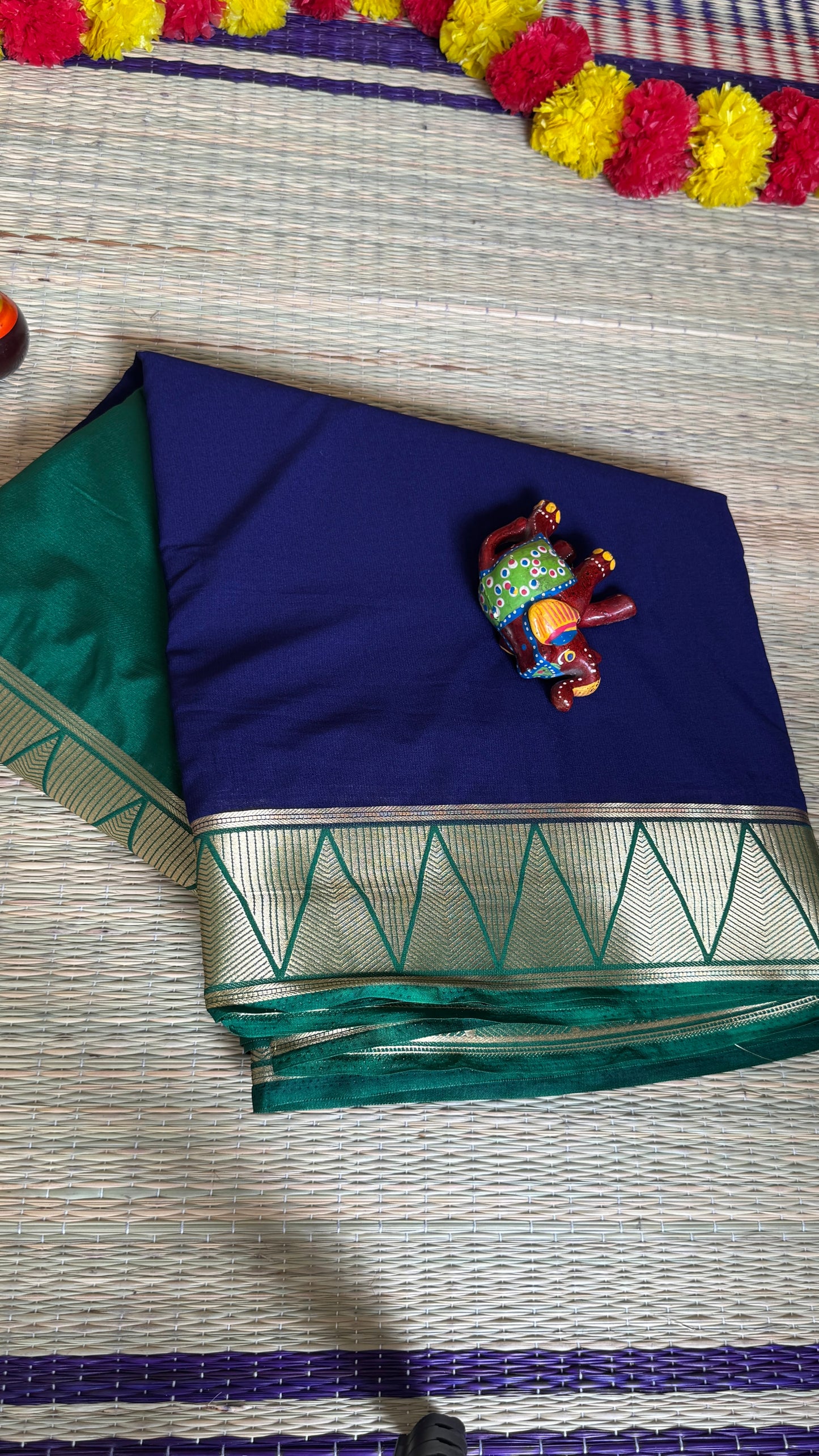 2D Half and Half - Green and Blue