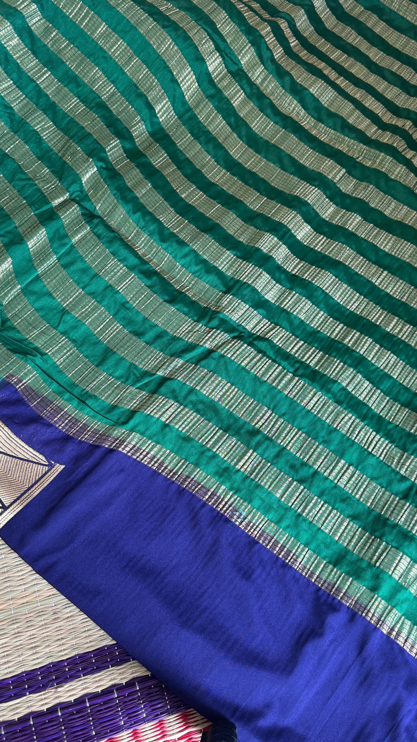 2D Half and Half - Green and Blue