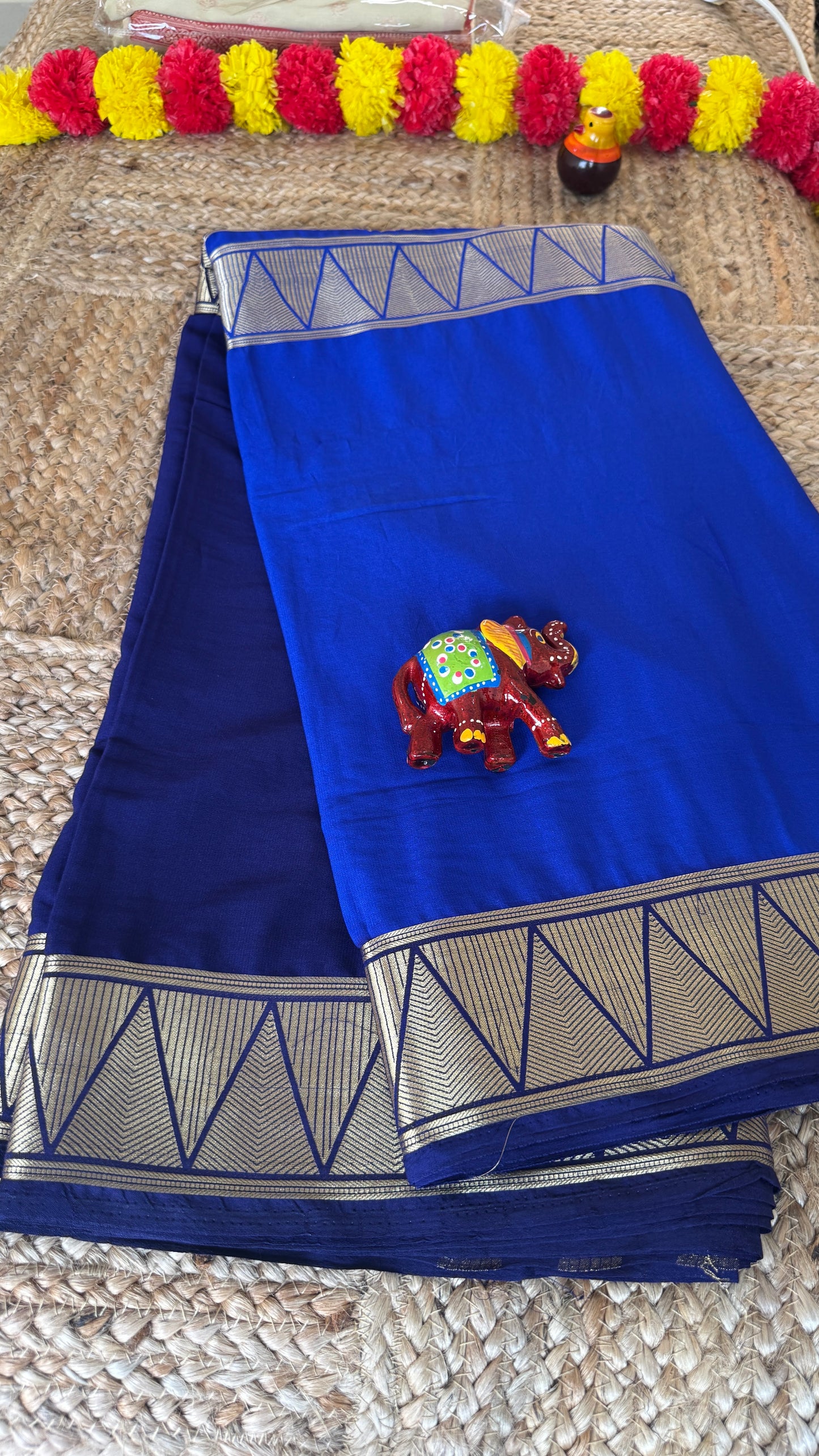 2D Half and Half - Dark blue and Navy Blue