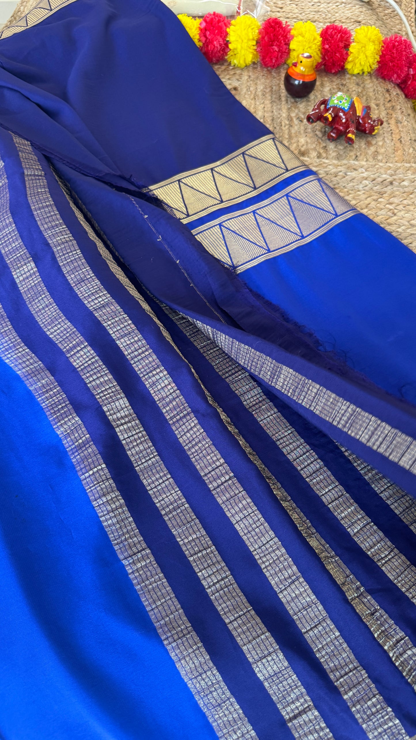 2D Half and Half - Dark blue and Navy Blue