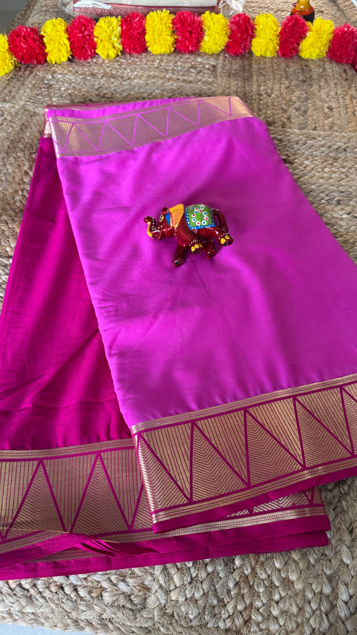 2D Half and Half - Light Pink and Dark Pink