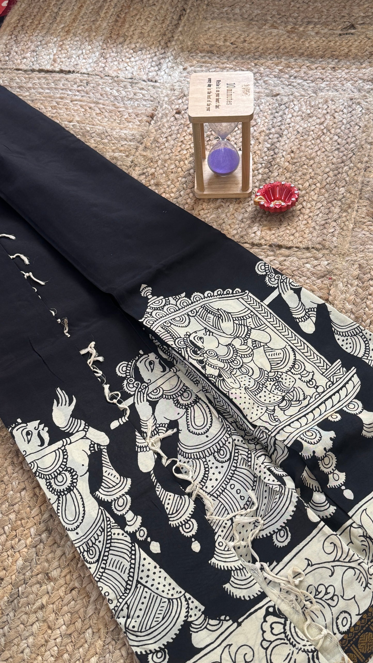Pen Kalamkari Handloom Sarees in Intricate Design - Saree2