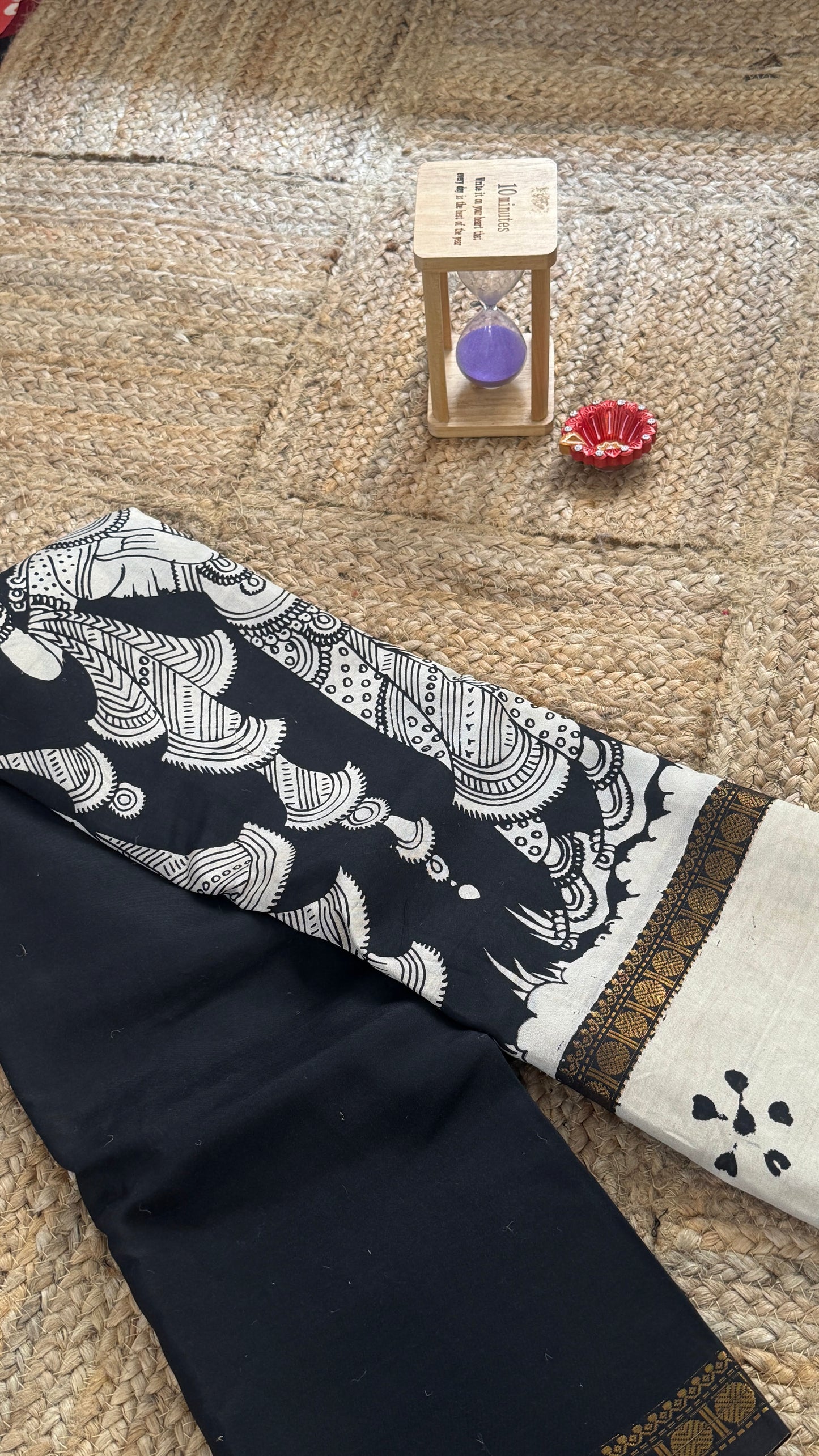 Pen Kalamkari Handloom Sarees in Intricate Design - Saree2