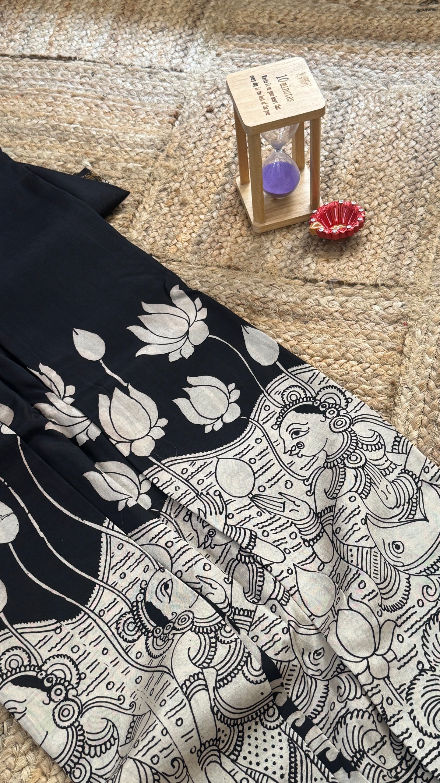 Pen Kalamkari Handloom Sarees in Intricate Design - Saree4