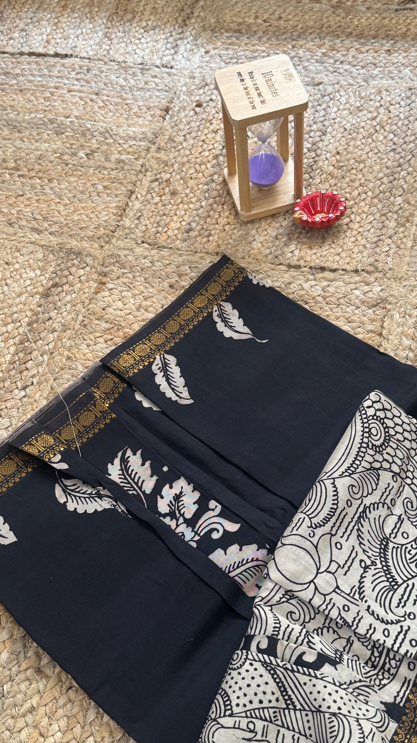 Pen Kalamkari Handloom Sarees in Intricate Design - Saree4