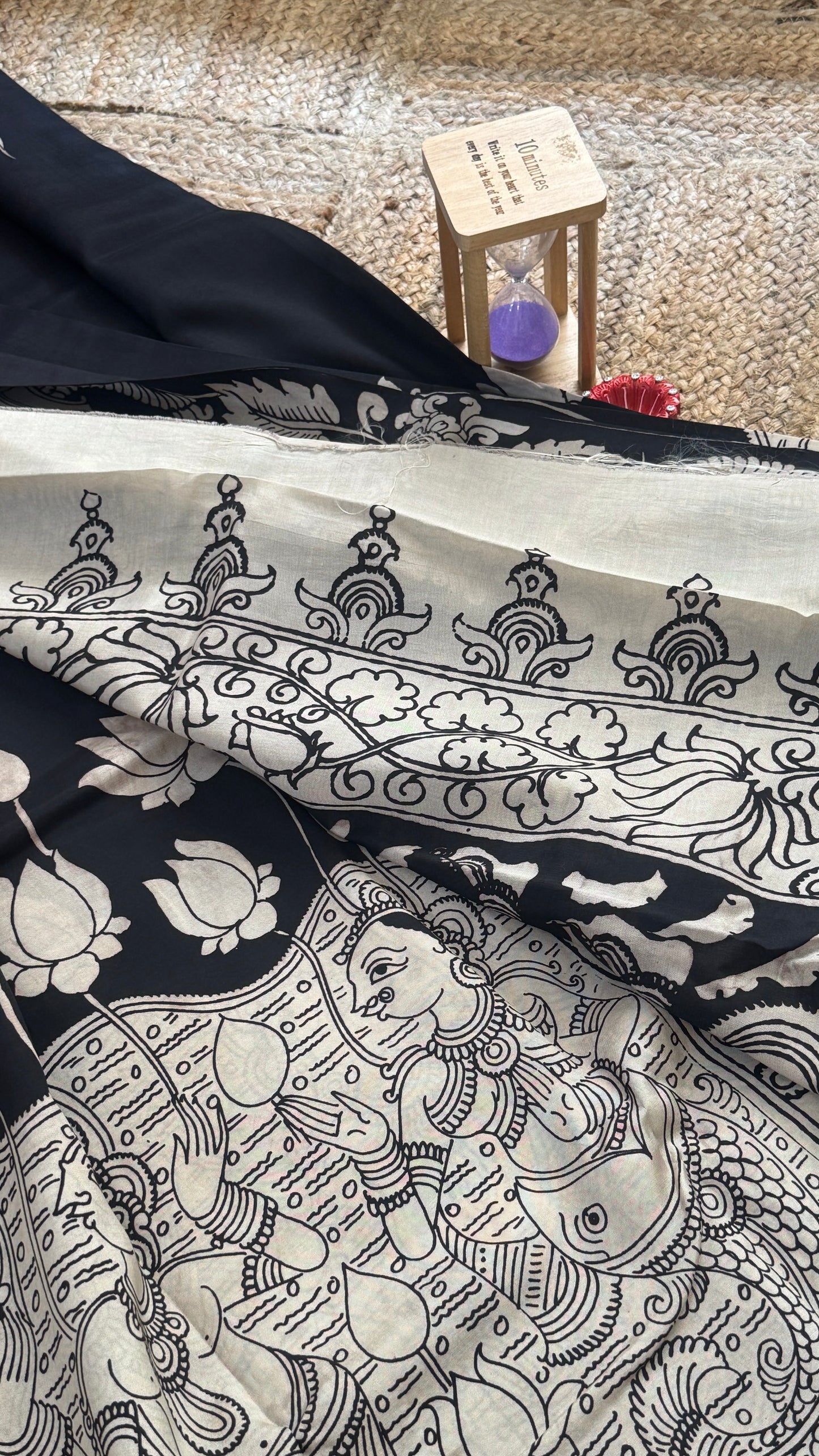 Pen Kalamkari Handloom Sarees in Intricate Design - Saree4