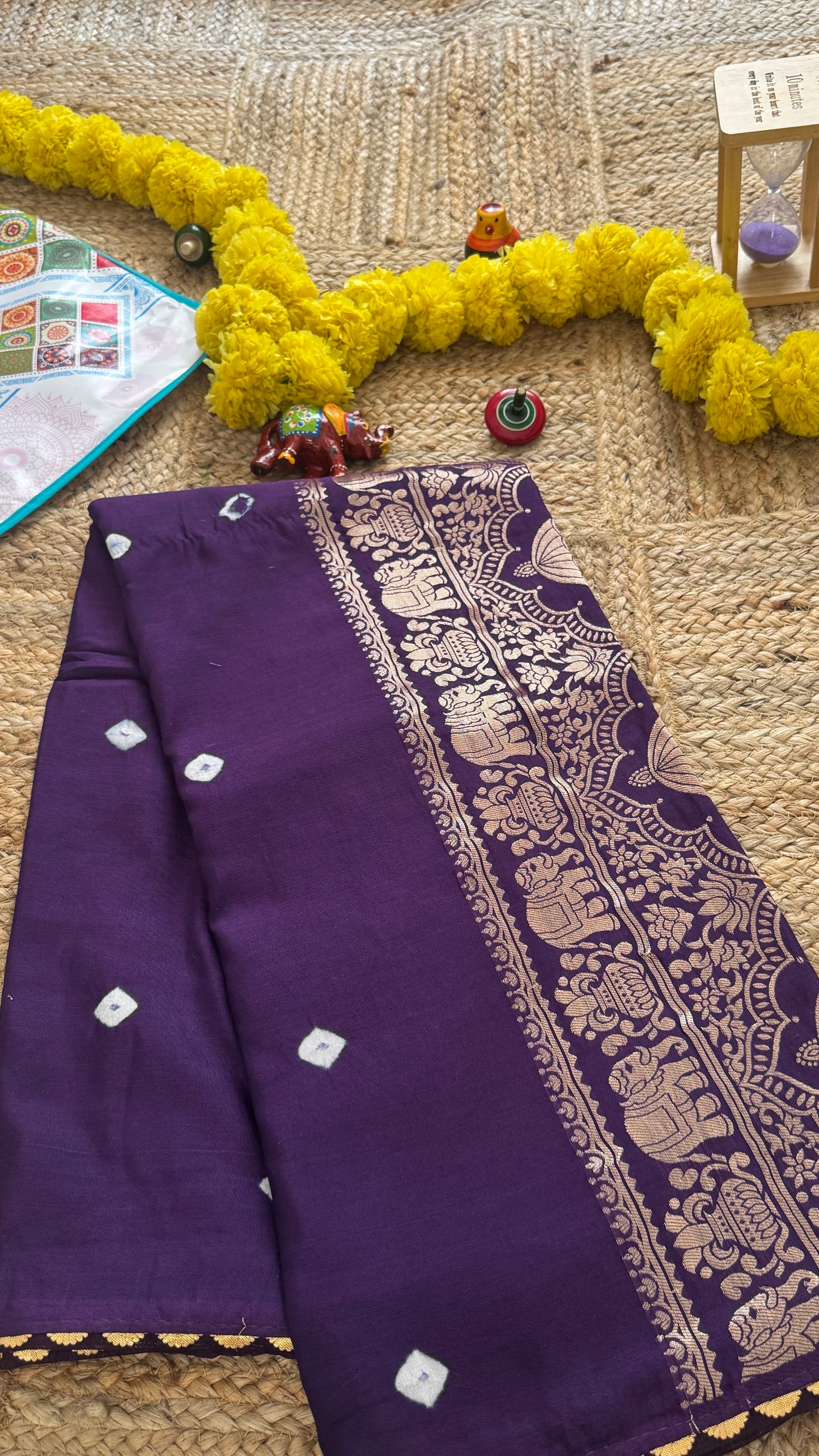 Cotton Silk Blend - Blue