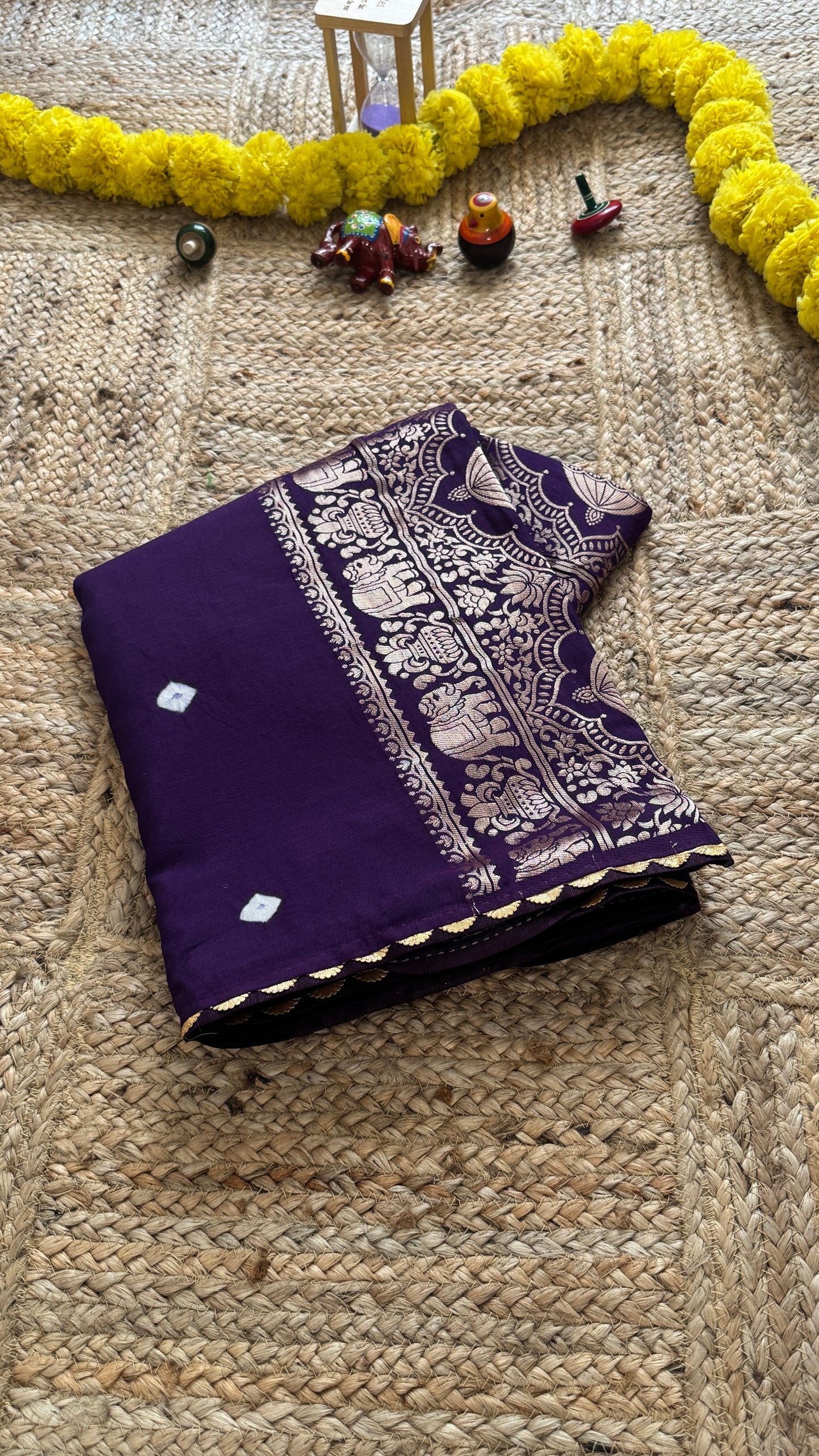 Cotton Silk Blend - Blue