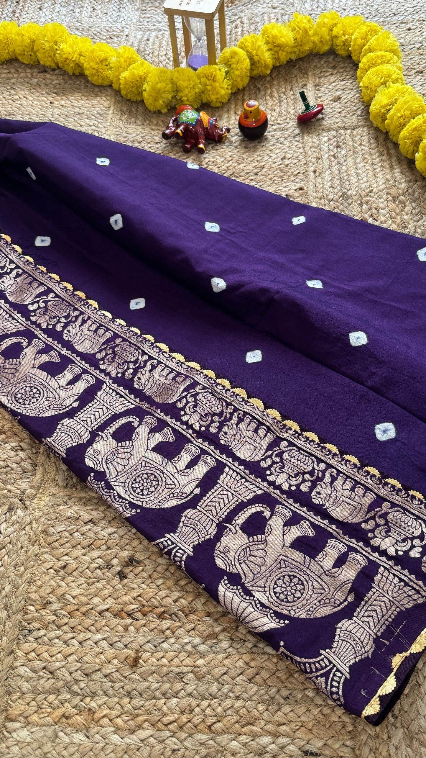 Cotton Silk Blend - Blue