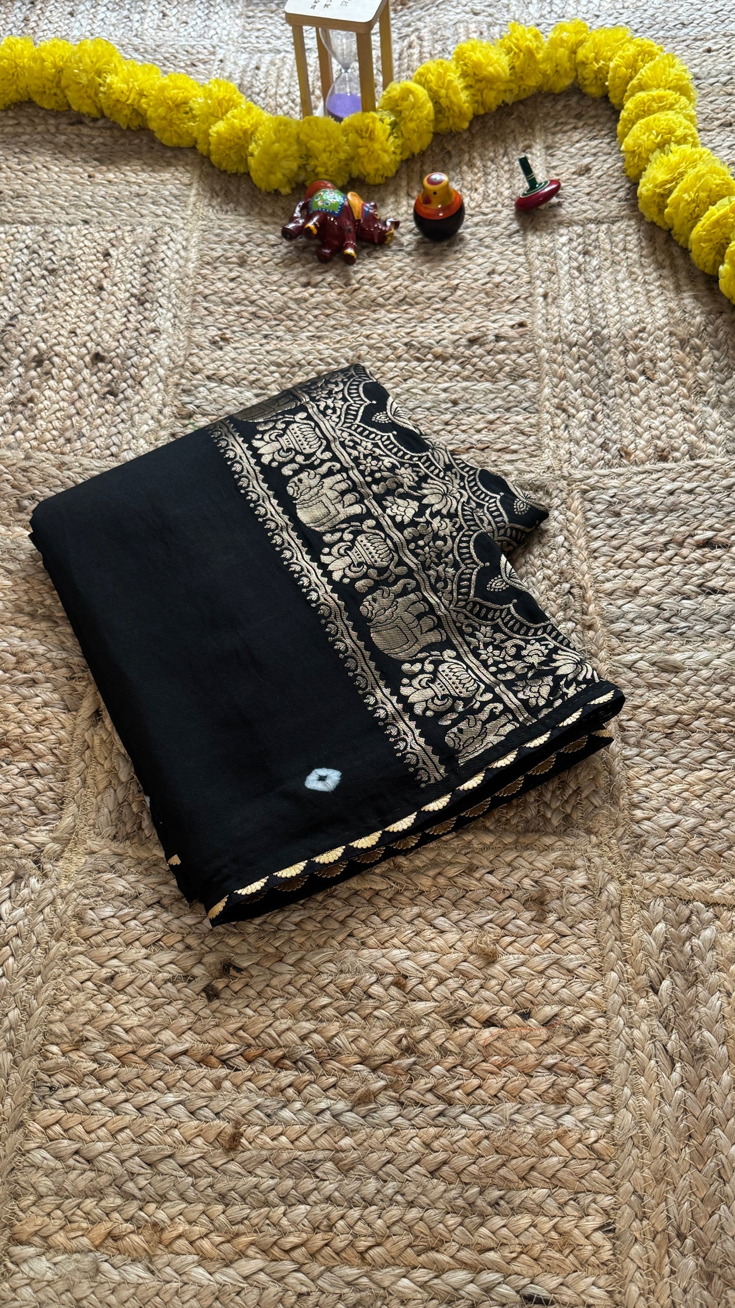 Cotton Silk Blend - Black