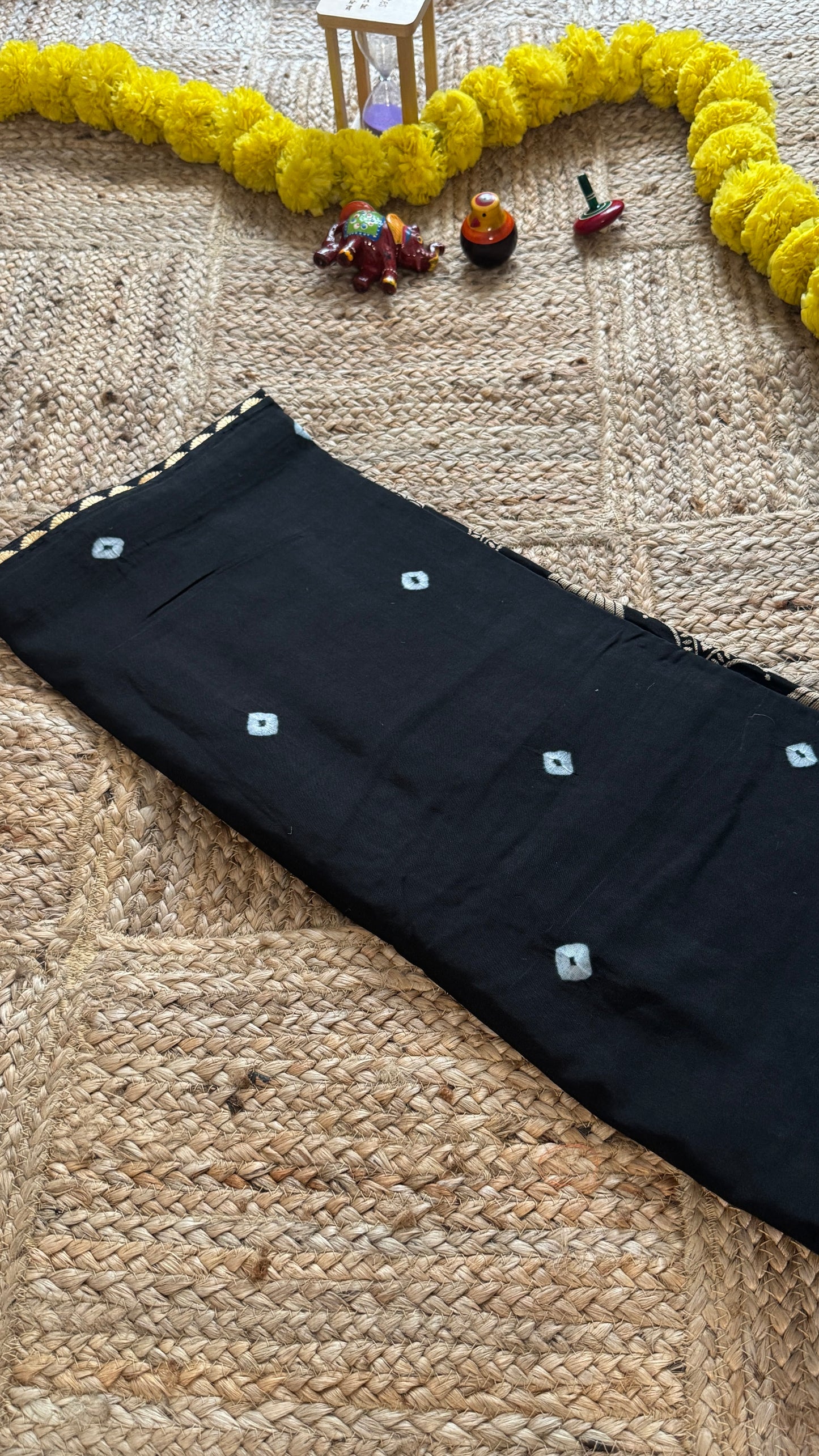 Cotton Silk Blend - Black