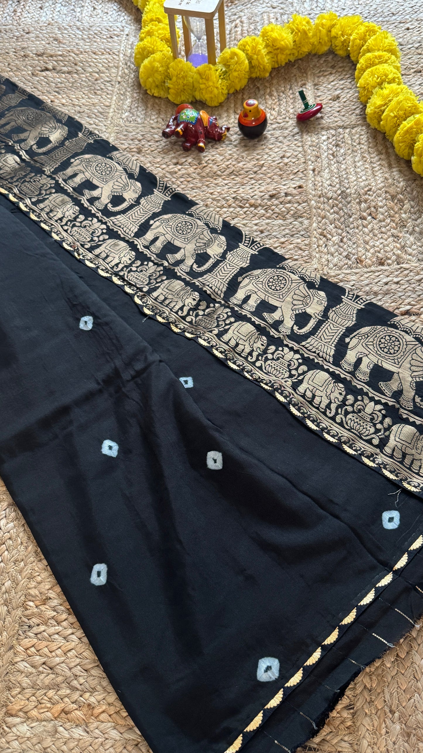 Cotton Silk Blend - Black