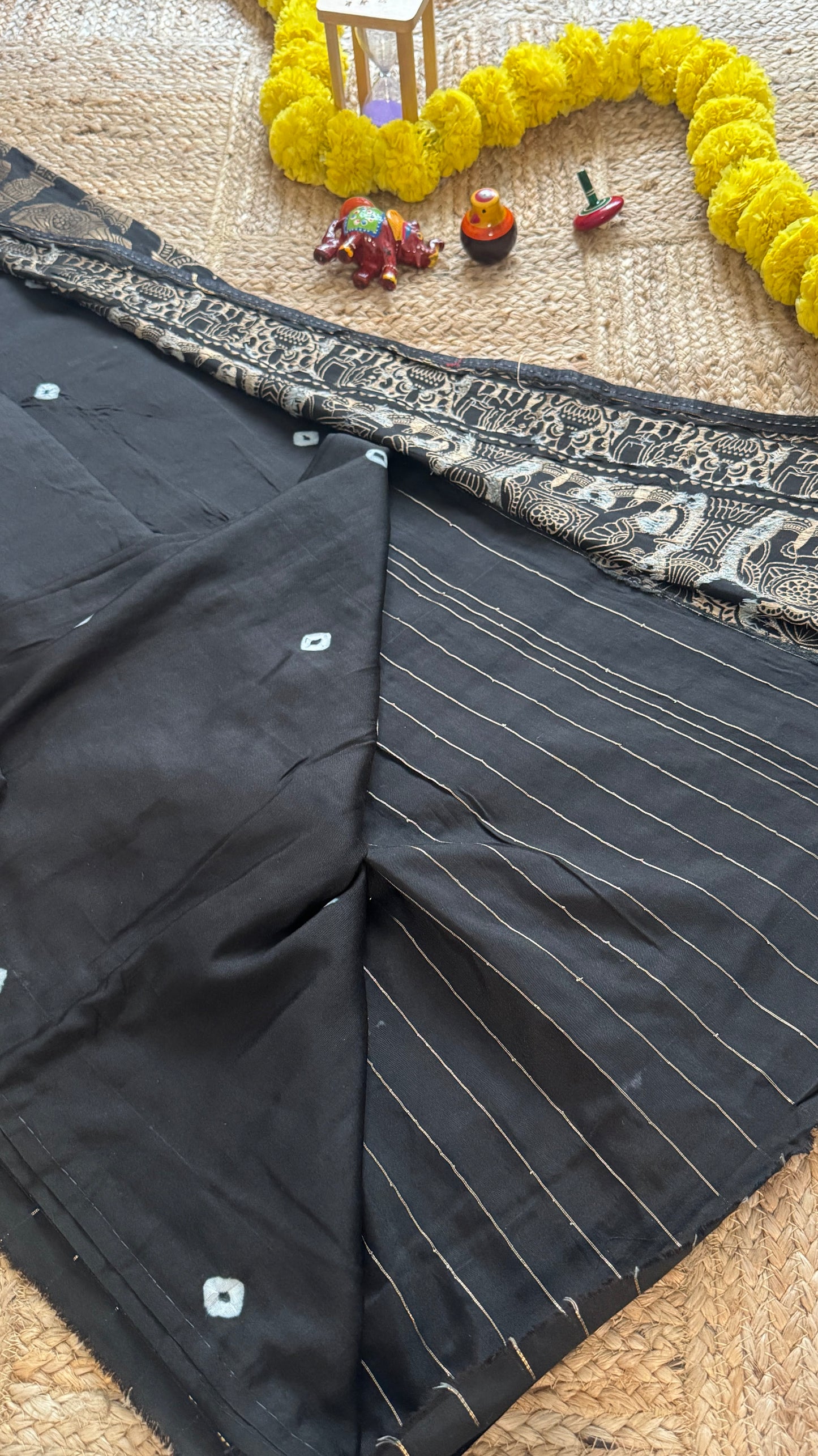 Cotton Silk Blend - Black