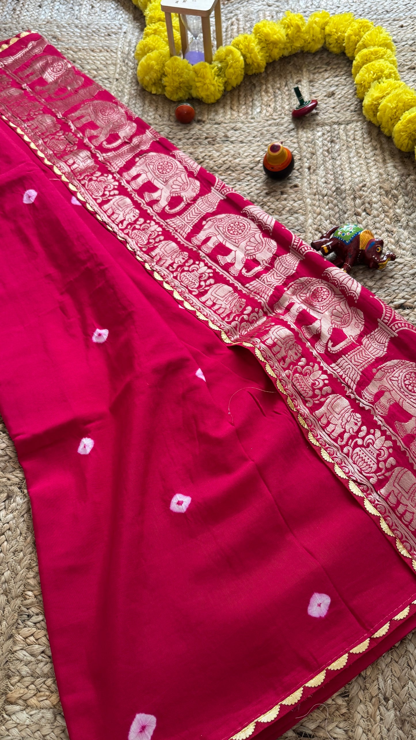 Cotton Silk Blend - Pink