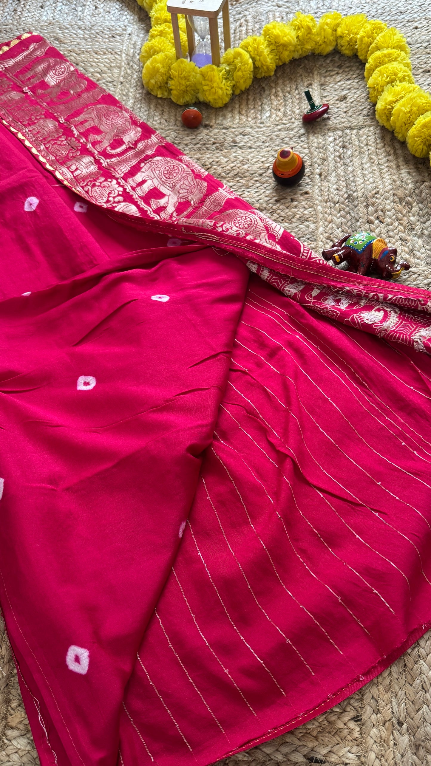 Cotton Silk Blend - Pink