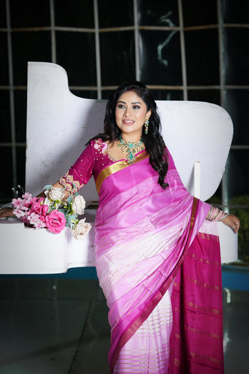 Brush Dyeing Sarees