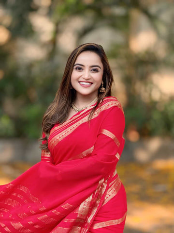 Semi Silk Saree Bentex