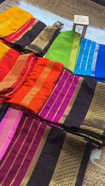 Semi Mysore Silk - 3D Pattern
