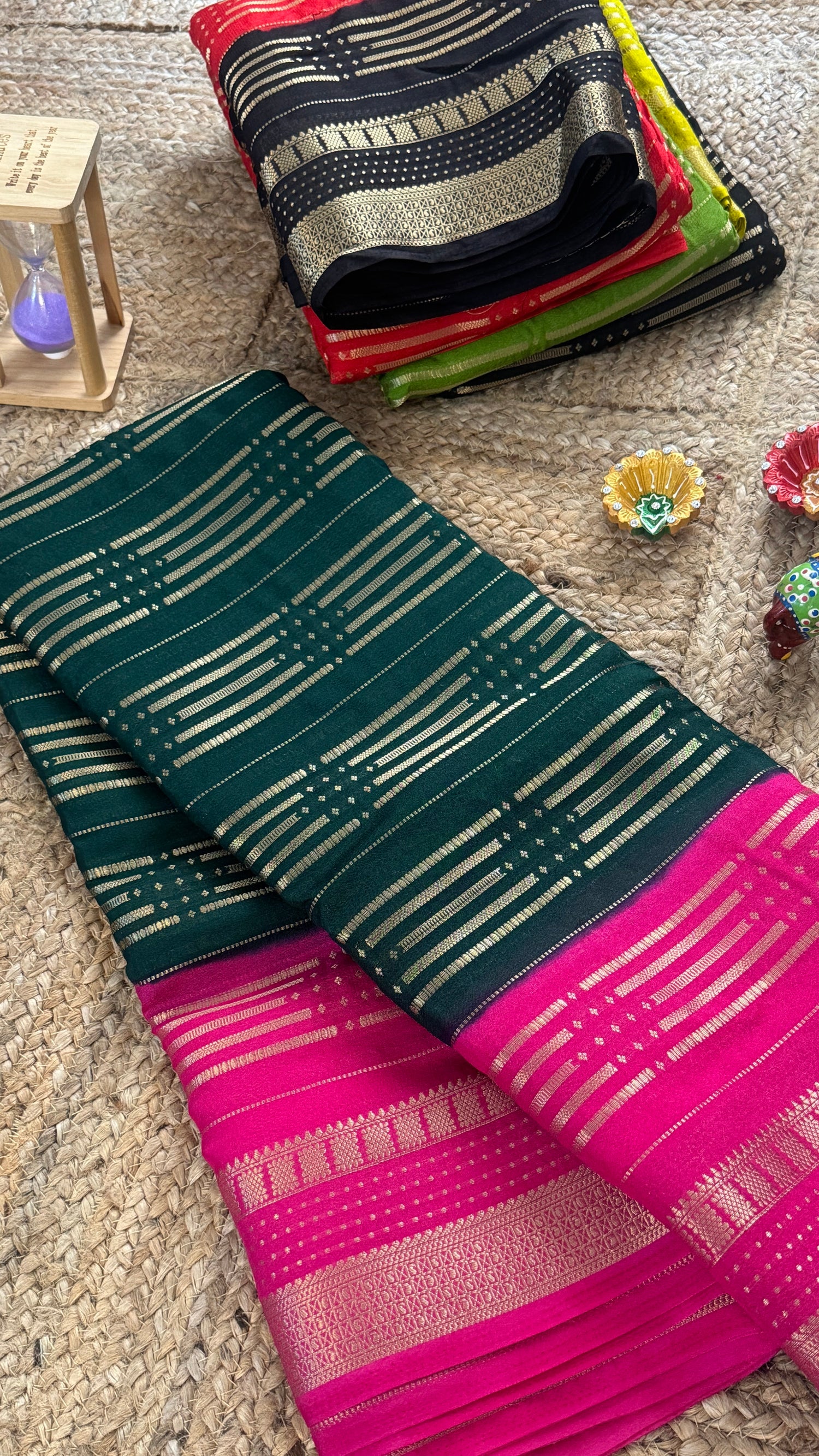 Chinnon Crepe Sarees