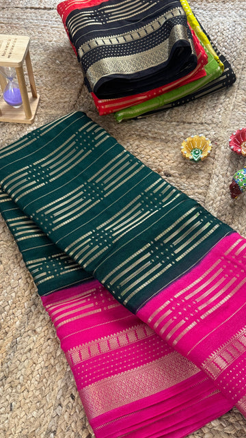 Chinnon Crepe Sarees