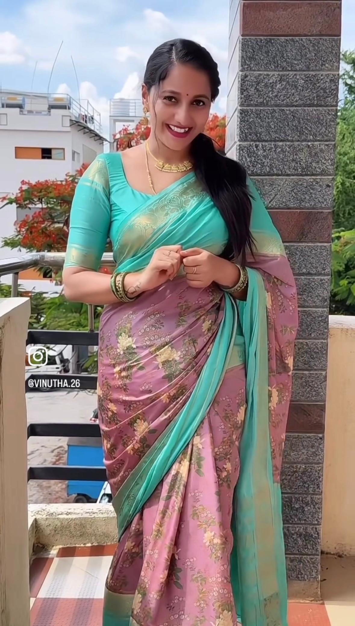 Pastels Digital Print Sarees
