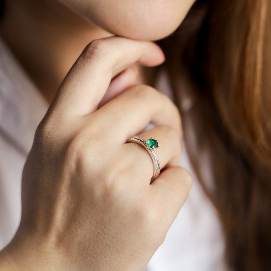 Suryaprada Collections - Mysore Silk Centre Line Green and Yellow