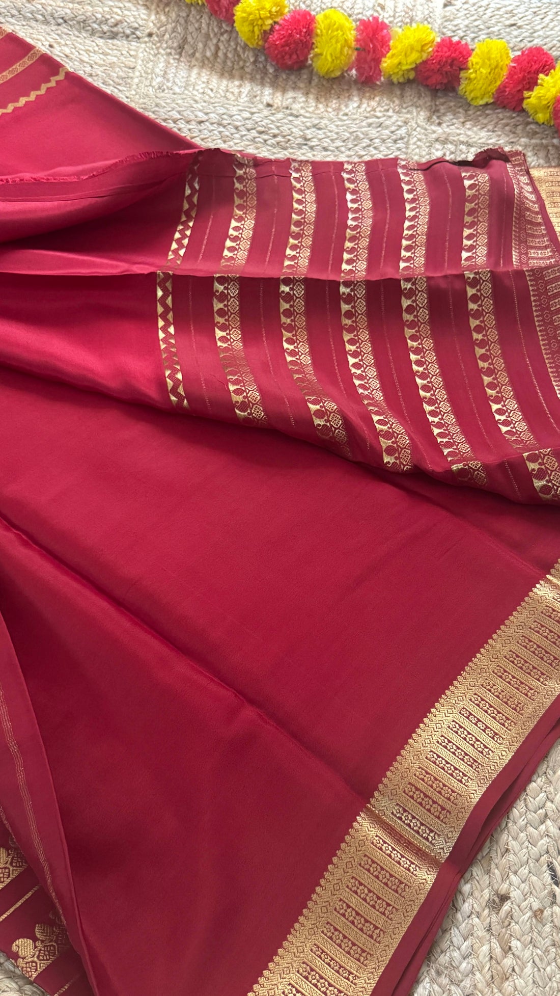 Kanaka Collections - Mysore Silk Maroon