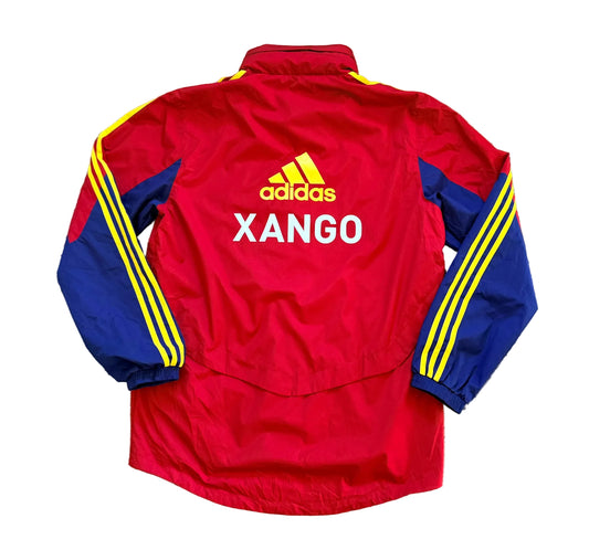 Suryaprada Collections - Mysore Silk Centre Line Red and White