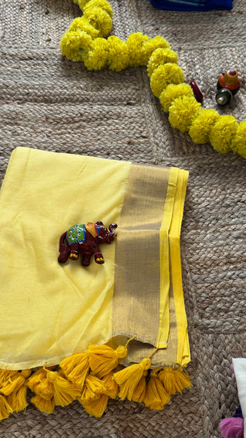 SIRI RADHA | White and Yellow