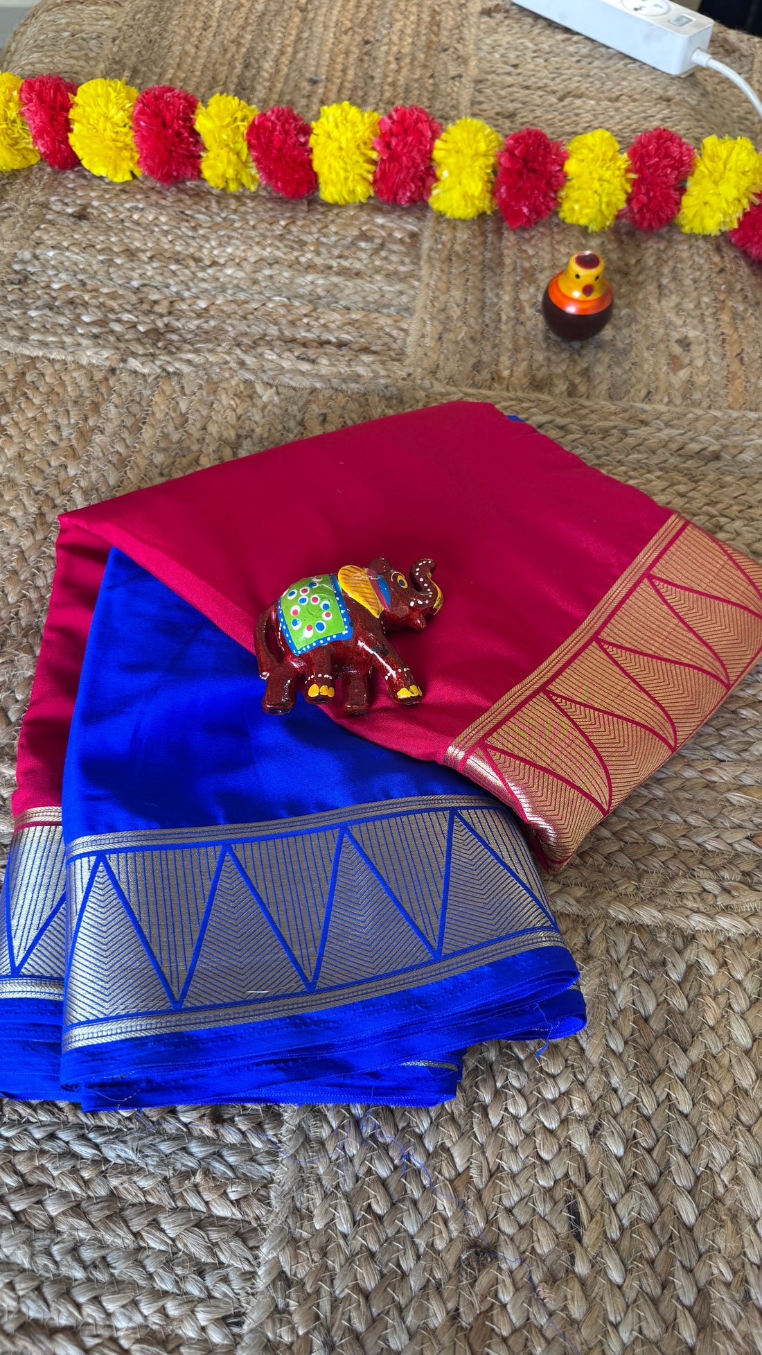 2D Half and Half - Red and Blue