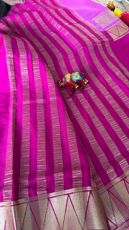 2D Half and Half - Light Pink and Dark Pink