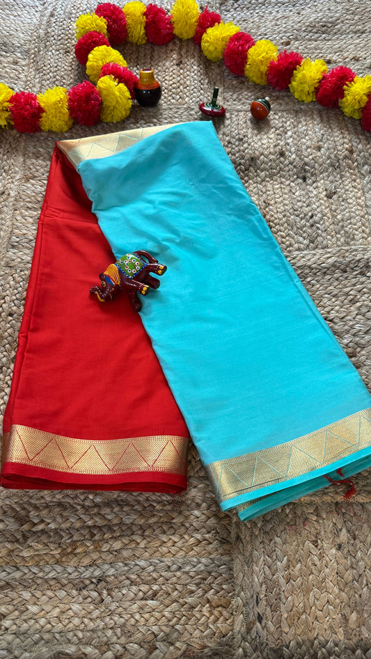 2D Half and Half - Teal and Orange