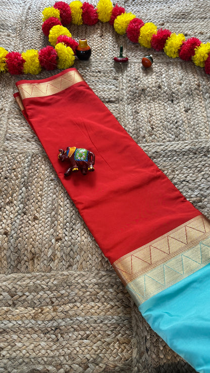 2D Half and Half - Teal and Orange