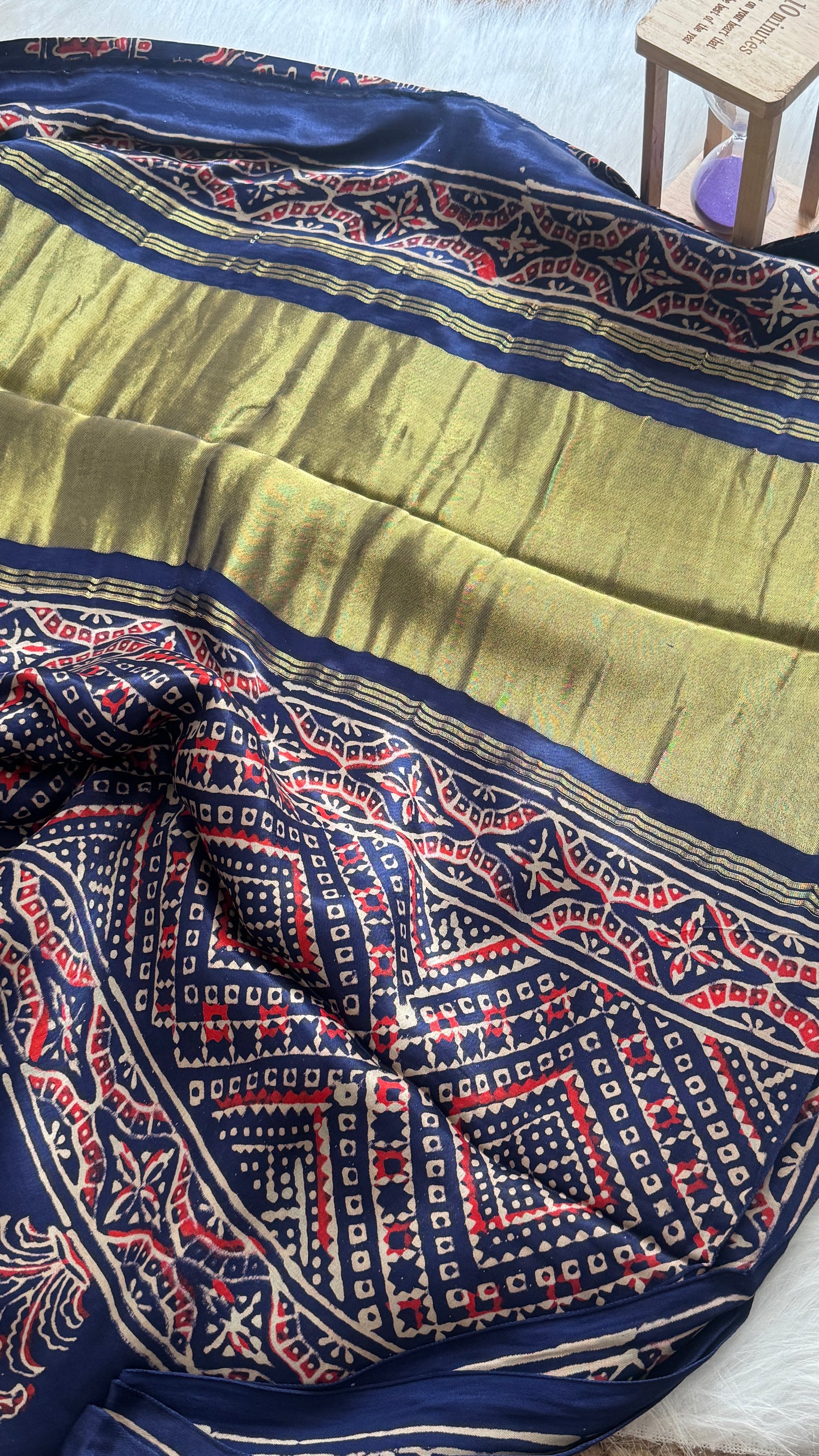 Navami Modal Silk Saree - Royal Blue