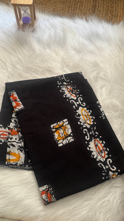 Mul Mul Cotton Sarees - Blue