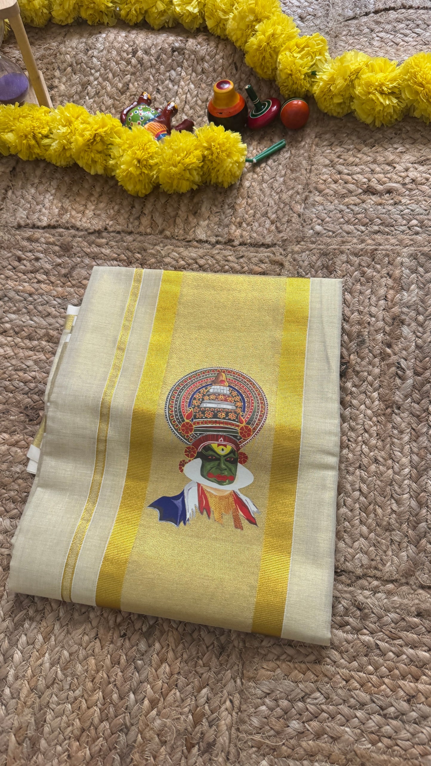 ONAM Special - Tissue Silk Saree2 with prints