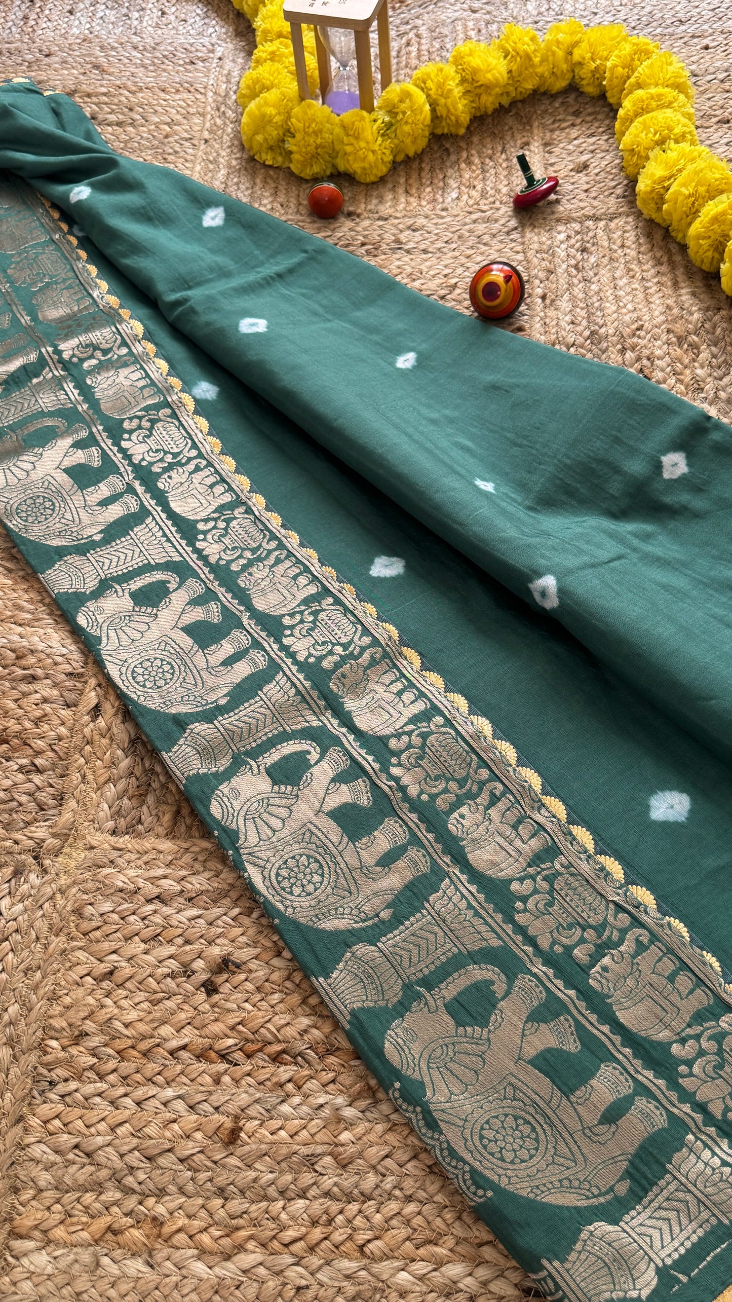 Cotton Silk Blend - Teal