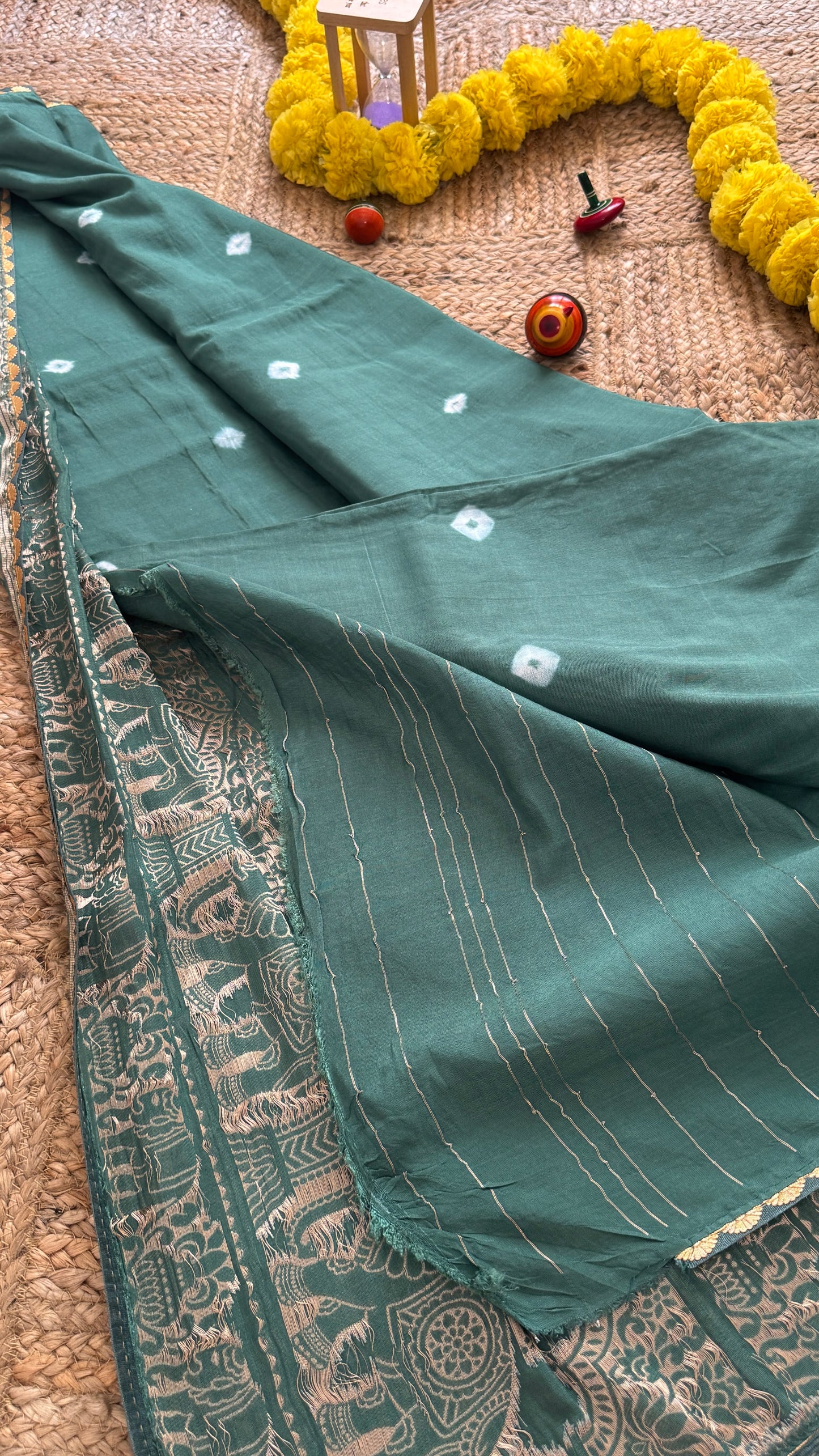 Cotton Silk Blend - Teal