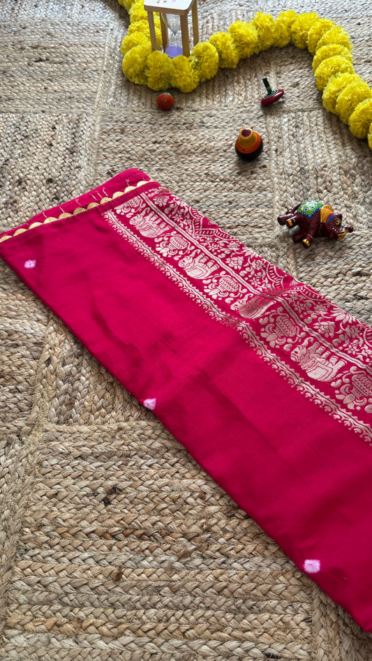 Cotton Silk Blend - Pink