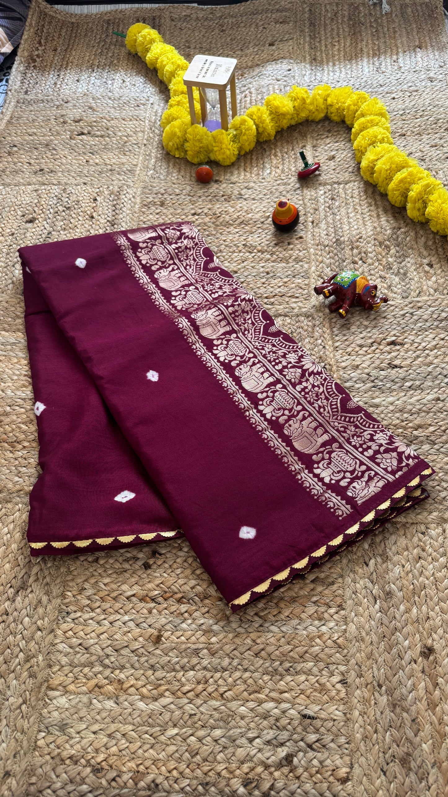 Cotton Silk Blend - Purple